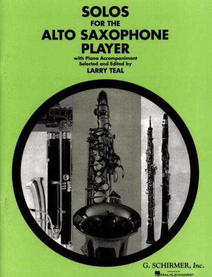Соло для альт-саксофониста в сопровождении фортепиано. Larry Teal